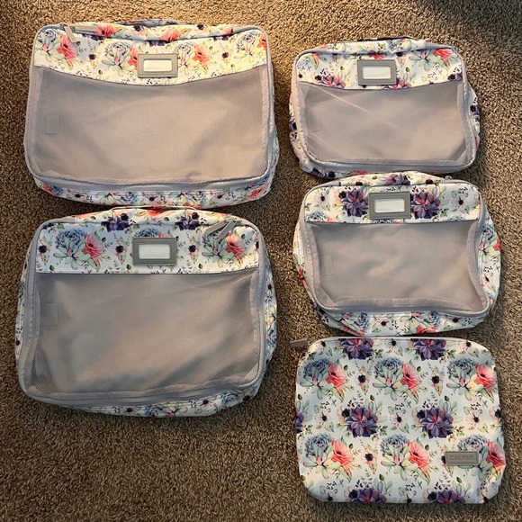 Floral Travel Packing Cubes Set - Picture 1 of 6